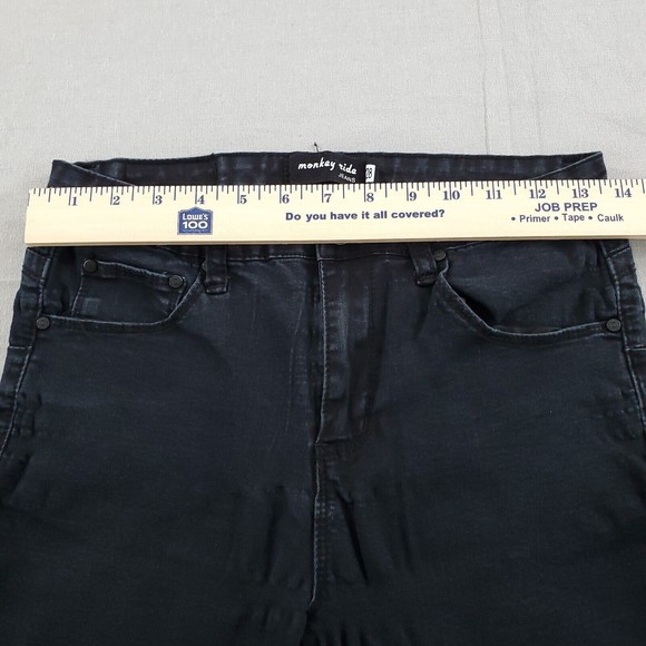Monkey Ride Womens Junior Size 7/28 Stretch Denim Jeans Skinny - Picture 4 of 12